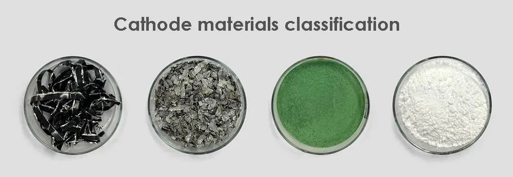 Cathode materials classification