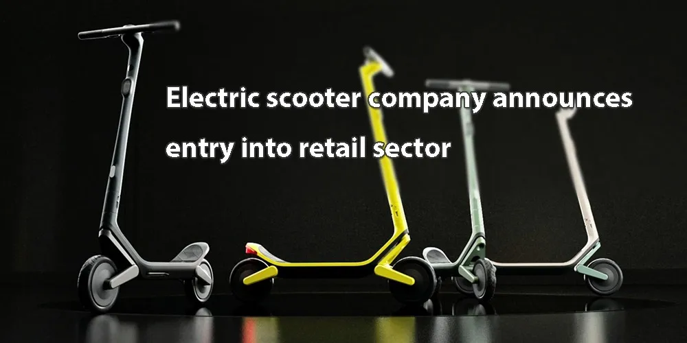 Electric scooter company announces entry into retail sector