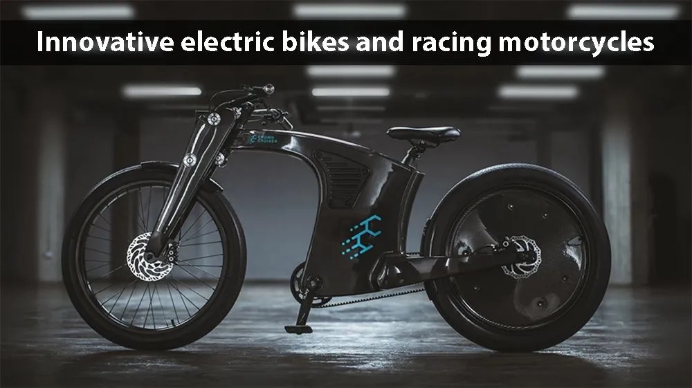 Innovative electric bikes and racing motorcycles