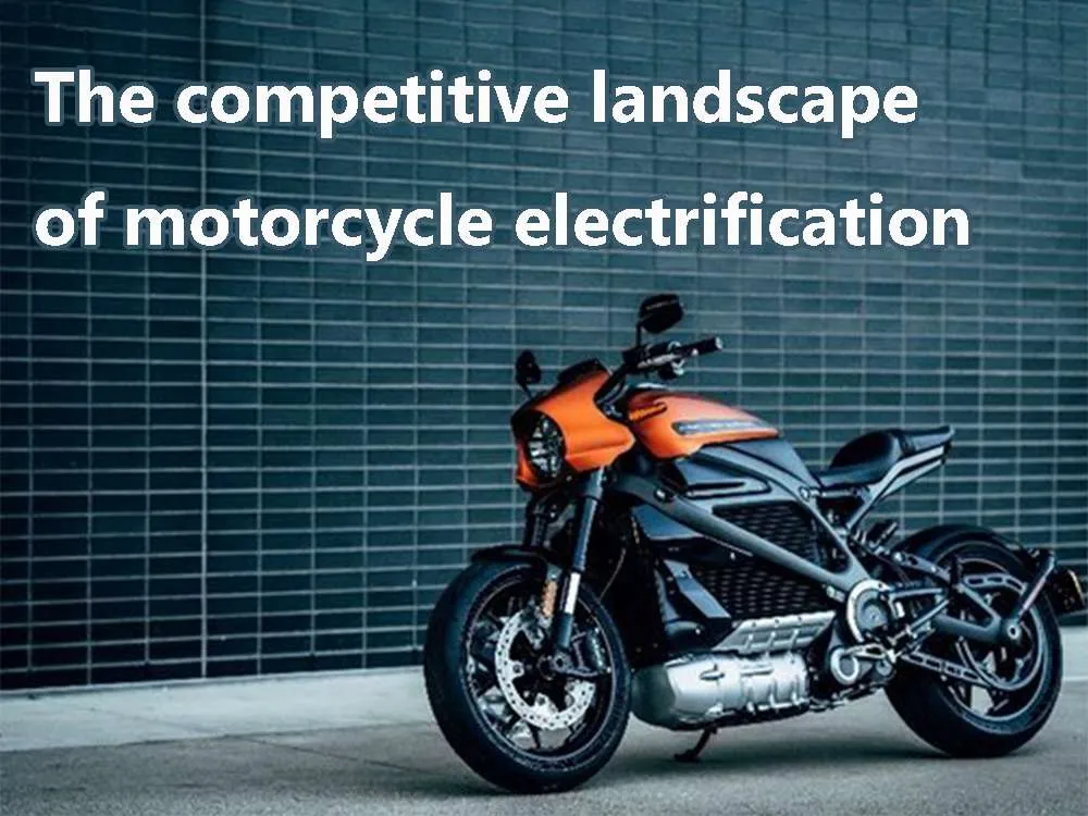 Panorama competitivo de la electrificación de las motocicletas