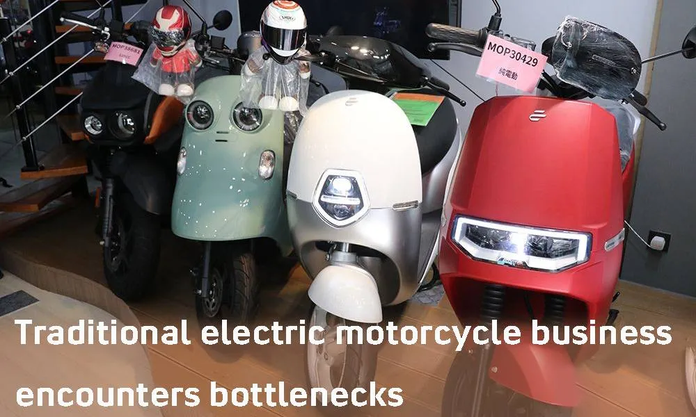 El negocio tradicional de las motos eléctricas se topa con cuellos de botella