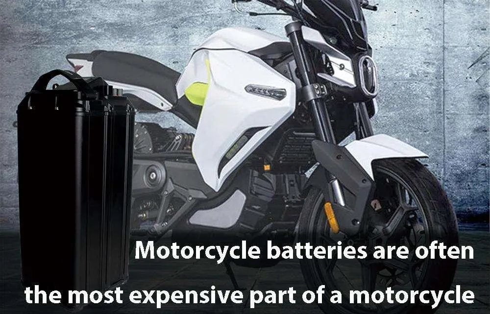 les batteries de moto sont souvent la partie la plus chère d'une moto