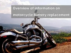 motorcycle battery replacement