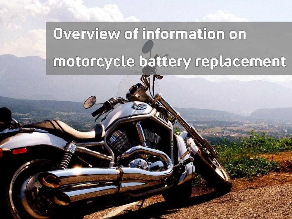 remplacement de la batterie de la moto