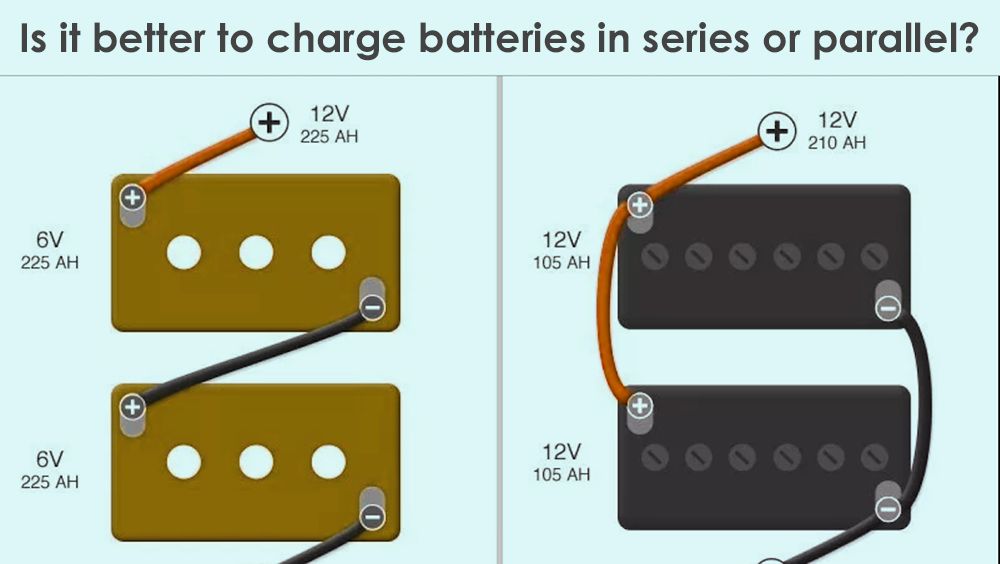 배터리를 직렬 또는 병렬로 충전하는 것이 더 낫나요?