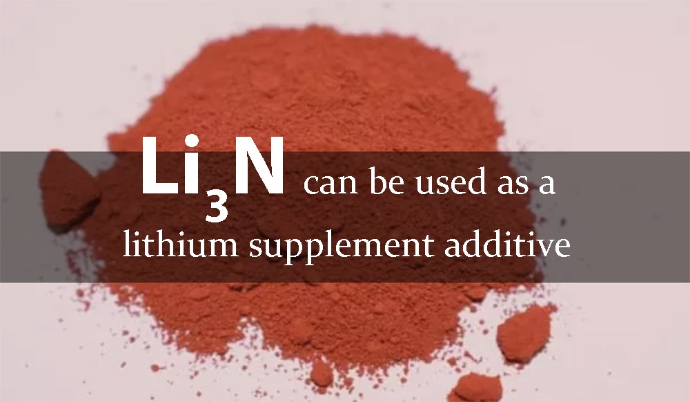 Li3N peut être utilisé comme additif au lithium.