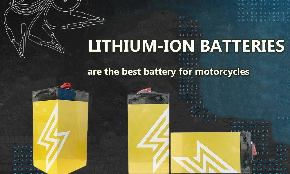 Lithium-ion batteries are the best battery for motorcycles