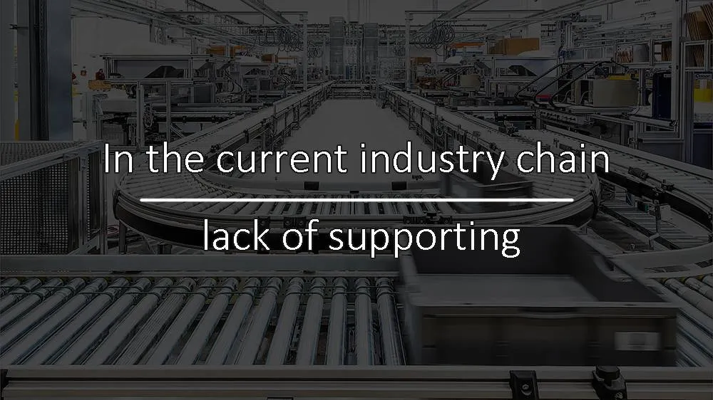 in the current industry chain lack of supporting