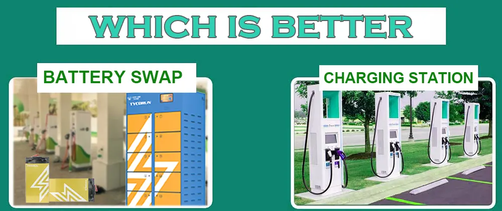 Battery swap vs charging station - which is better