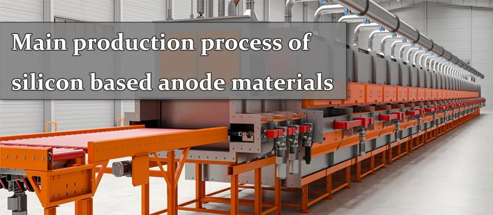 Principaux procédés de production des matériaux d'anode à base de silicium