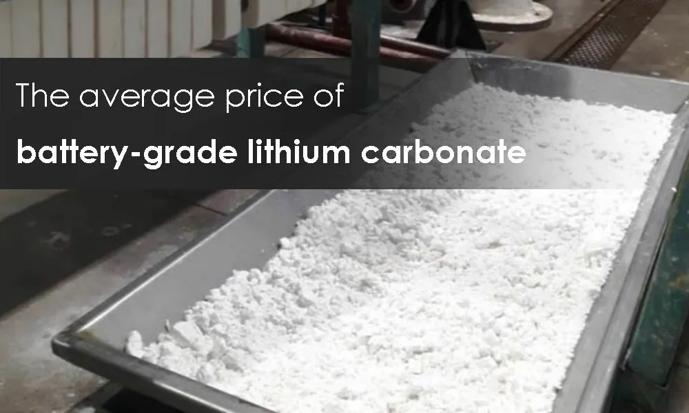 Prix moyen d'une batterie au lithium-carbone