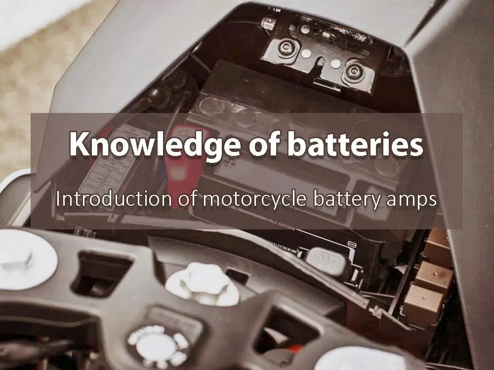 ampères de la batterie de la moto