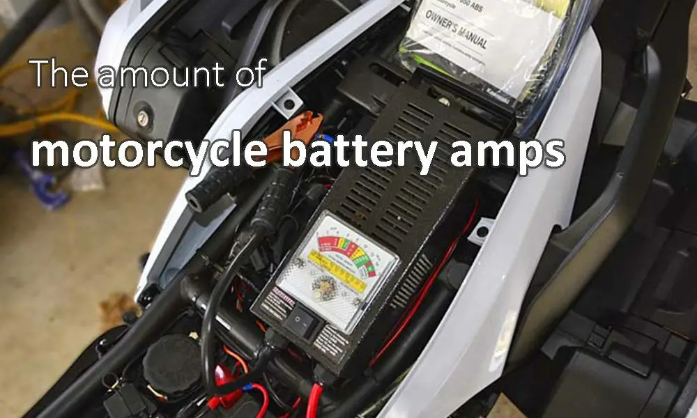 la quantité d'ampères de la batterie de la moto