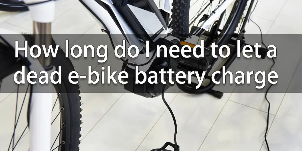 Combien de temps dois-je laisser charger la batterie d'un vélo mort ?