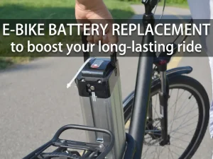 Remplacement de la batterie d'un vélo électrique