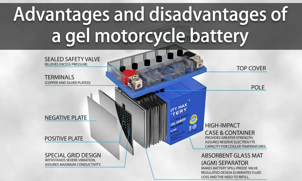 Ventajas y desventajas de una batería de gel para moto