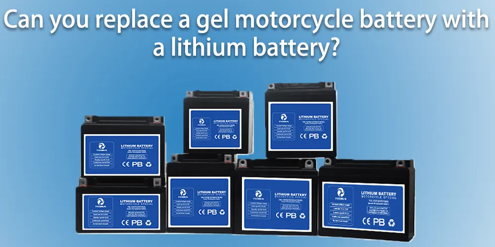 Dapatkah Anda mengganti baterai sepeda motor gel dengan baterai lithium