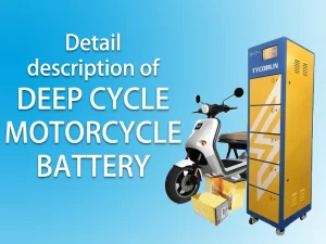 Entretien de la batterie d'une moto à cycle profond