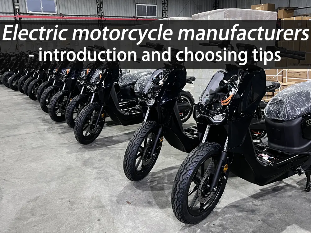 Fabricantes de motociclos eléctricos - introdução e dicas de escolha