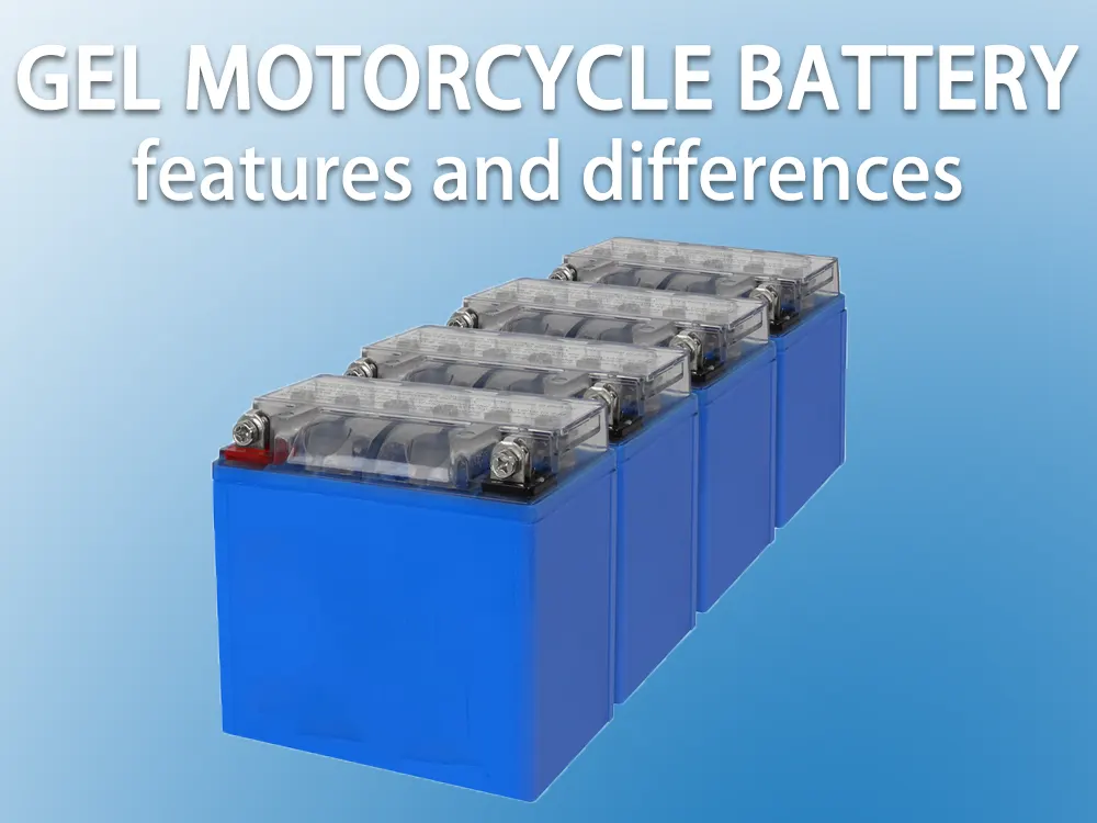 Batterie Gel pour motocyclette - caractéristiques et différences