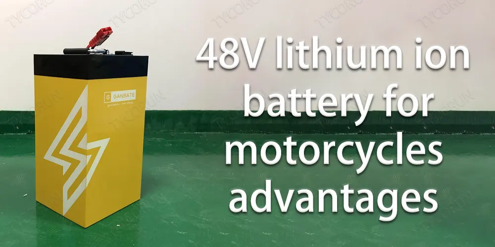 Ventajas de las baterías de ión-litio de 48 V para motocicletas