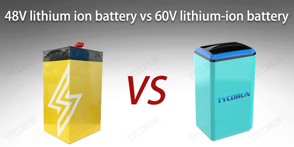 Baterai lithium-ion 48V vs baterai lithium-ion 60V