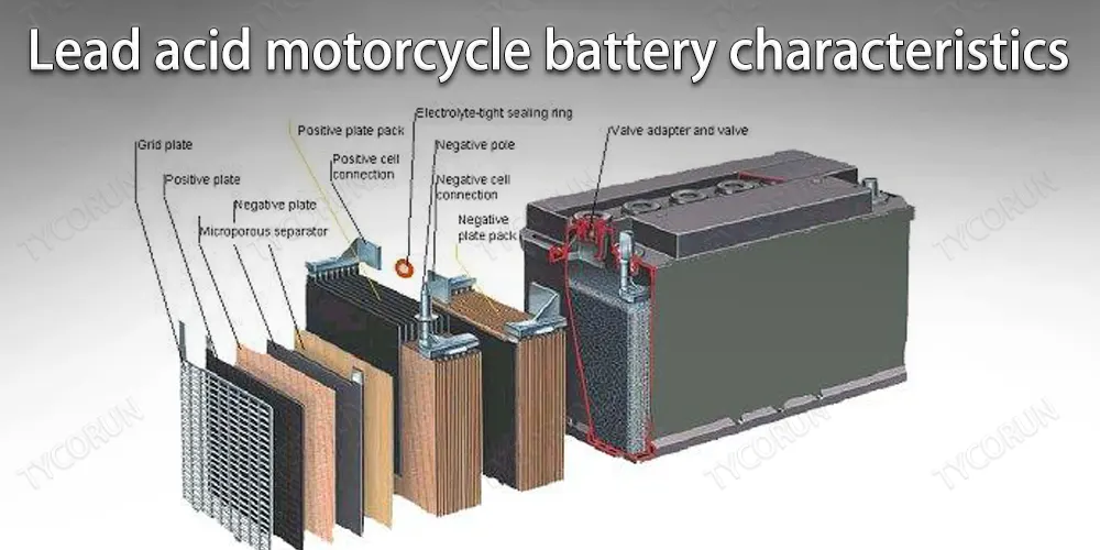 Caractéristiques des batteries au plomb pour motocyclettes