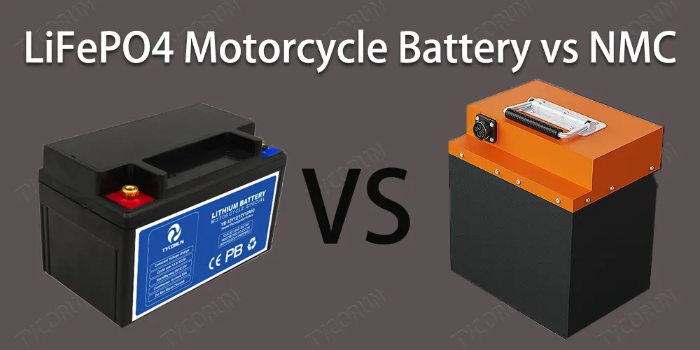 LiFePO4-Batería de motocicleta-vs-NMC