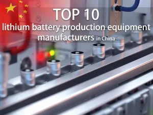 Os 10 principais fabricantes de equipamento de produção de pilhas de lítio na China