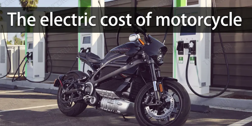 Le coût de l'électricité pour les motos