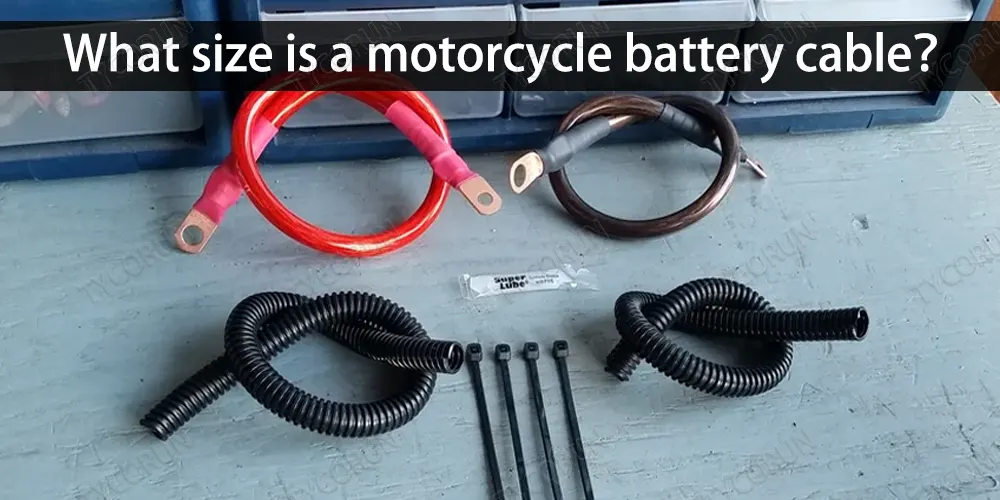 Quelle est la taille d'un câble de batterie de moto ?