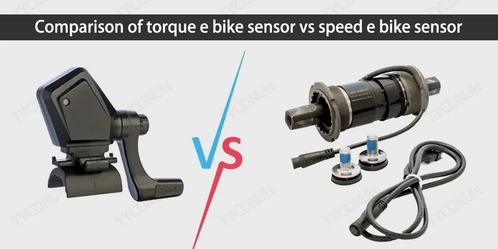 Comparaison entre le capteur de couple et le capteur de vitesse pour vélos électriques