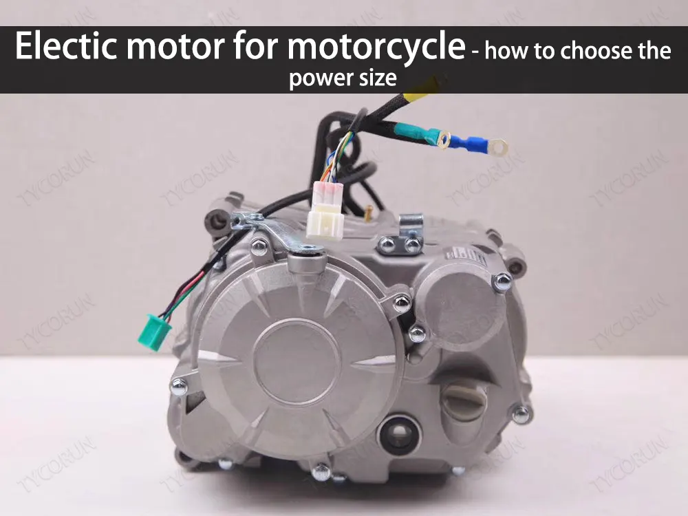 Motor eléctrico para moto - cómo elegir el tamaño de la potencia