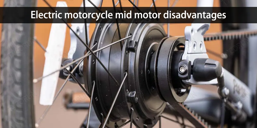 Inconvénients des motos électriques à moteur central