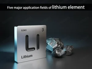 Cinq grands domaines d'application de l'élément lithium