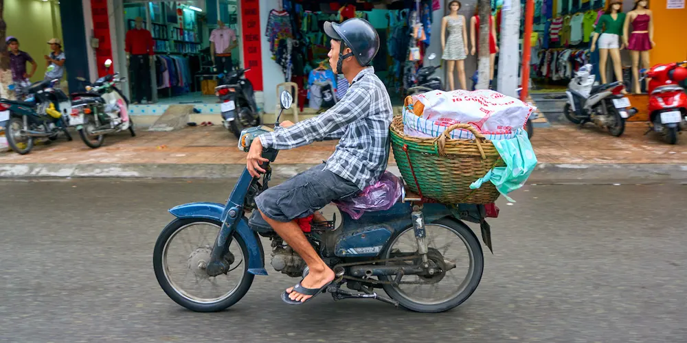 Vietnam-motocyclette