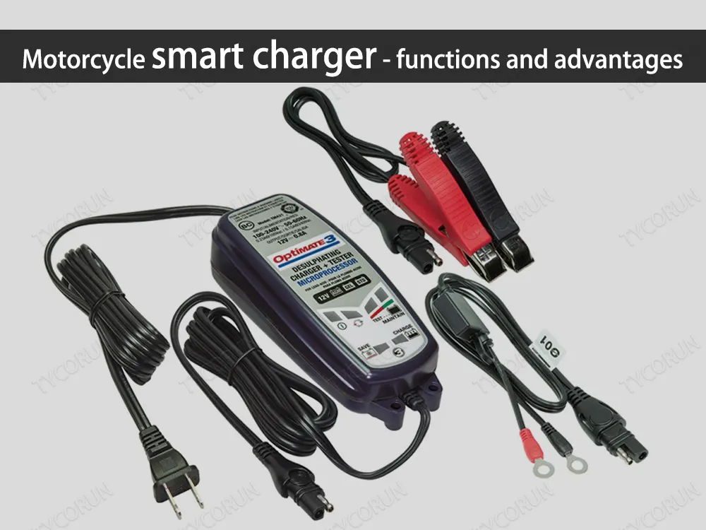 Chargeur de moto intelligent - fonctions et avantages