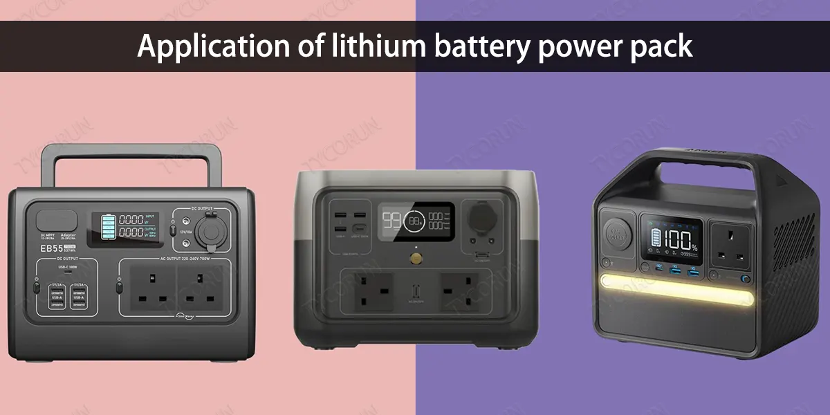 Application du bloc d'alimentation pour batteries au lithium