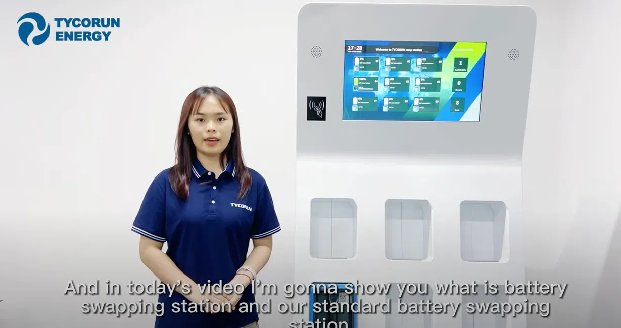 Stasiun Penukaran Baterai 9 Slot dengan NFC