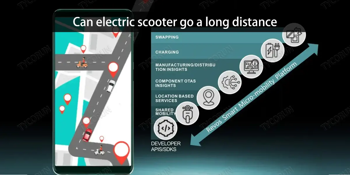 Can electric scooter go a long distance