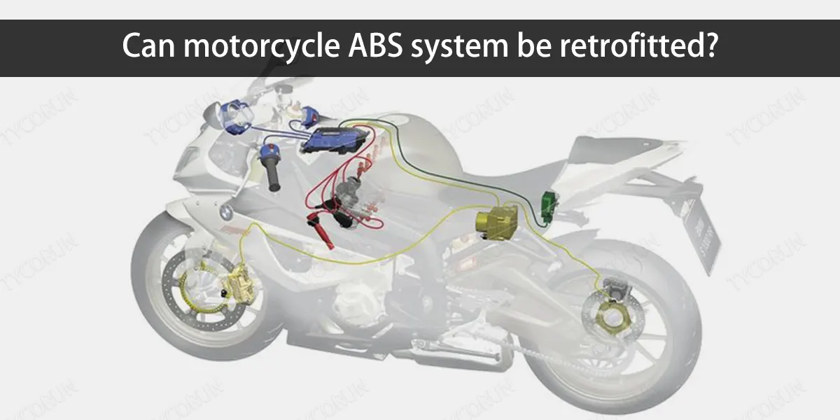 ¿Se puede instalar posteriormente un sistema ABS en una motocicleta?