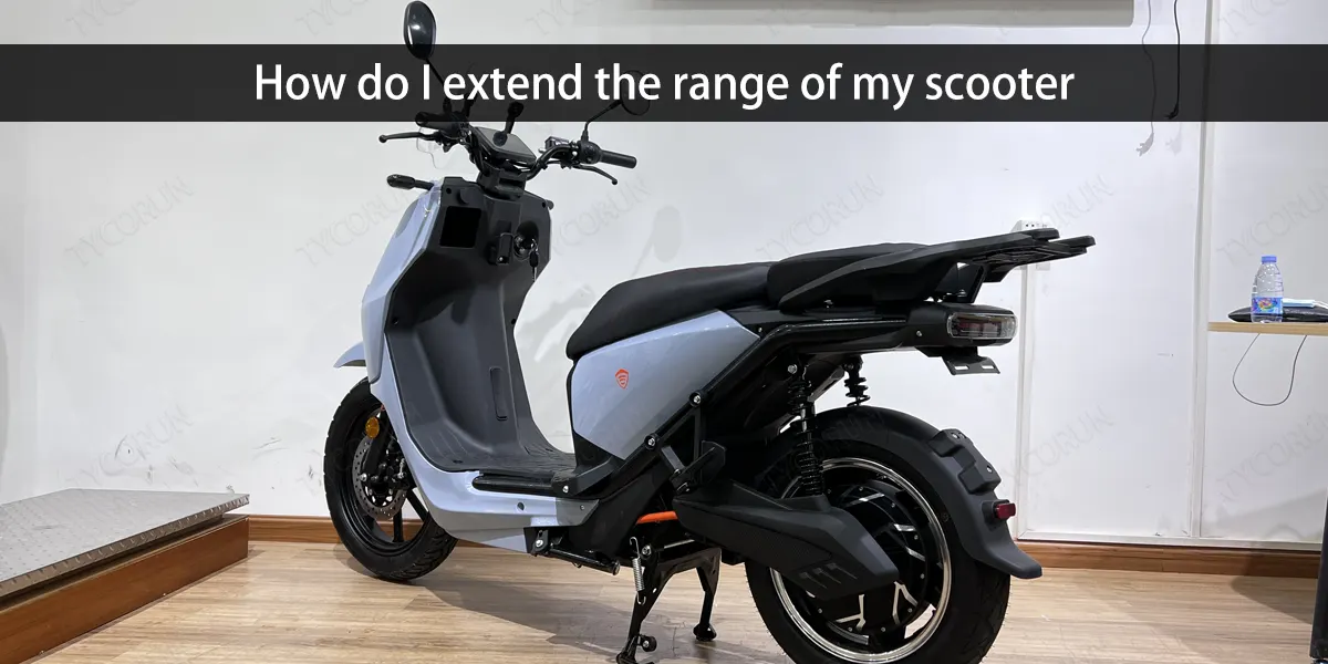 Como posso aumentar a autonomia da minha scooter?