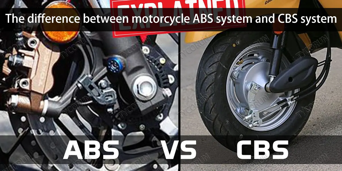 Différence entre le système ABS et le système CBS d'une moto