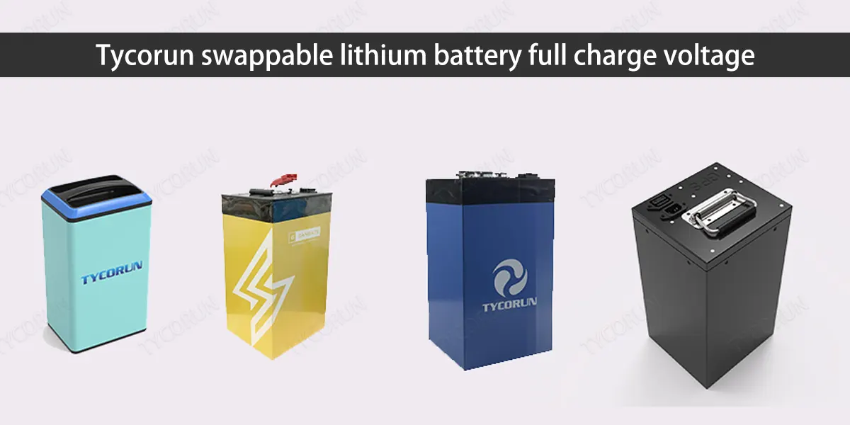 Tycorun-swappable-lithium-battery-full-charge-voltage