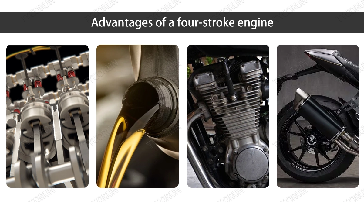 Advantages of a four-stroke engine