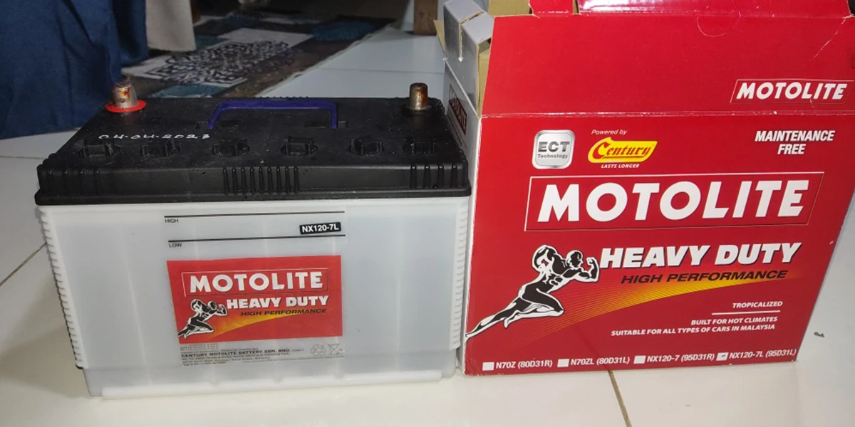 Produk Baterai Century Motolite