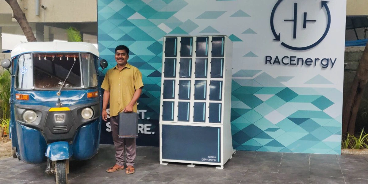 Stasiun penukaran baterai RACEnergy