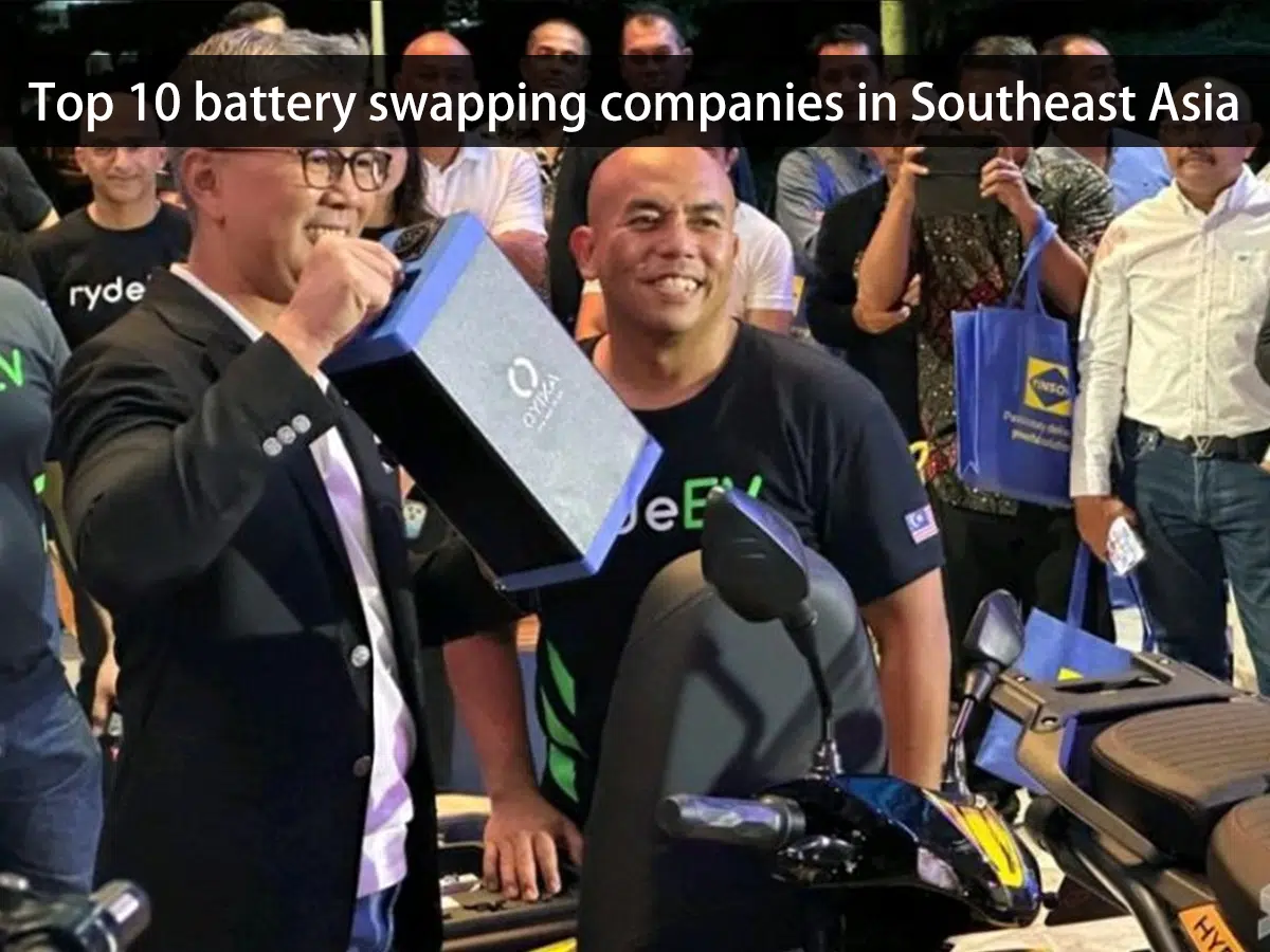 Top 10 battery swapping companies in Southeast Asia