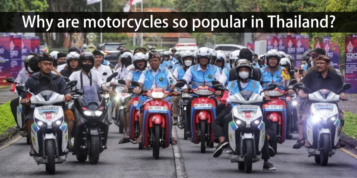 Mengapa sepeda motor sangat populer di Thailand