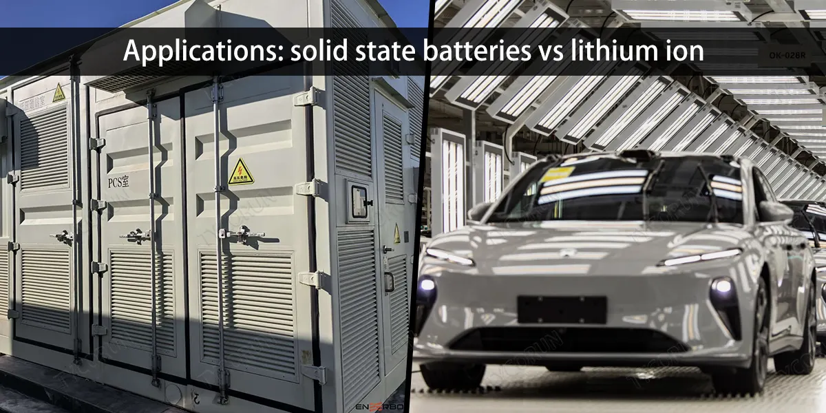 Applications solid state batteries vs lithium ion